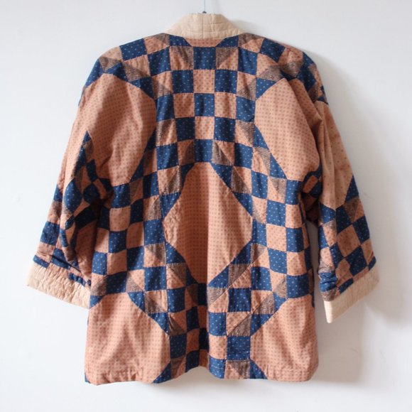 HANDMADE Highland Foundry QUILT kimono coat jacket - Picture 2 of 12